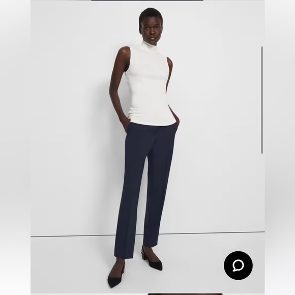 NWT Theory Sleeveless Turtleneck Sweater - Picture 3 of 6